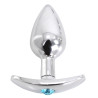 Kiotos Plug Bijou anal avec Base arrondie Curve 6 x 2.8 cm - Bijou Bleu